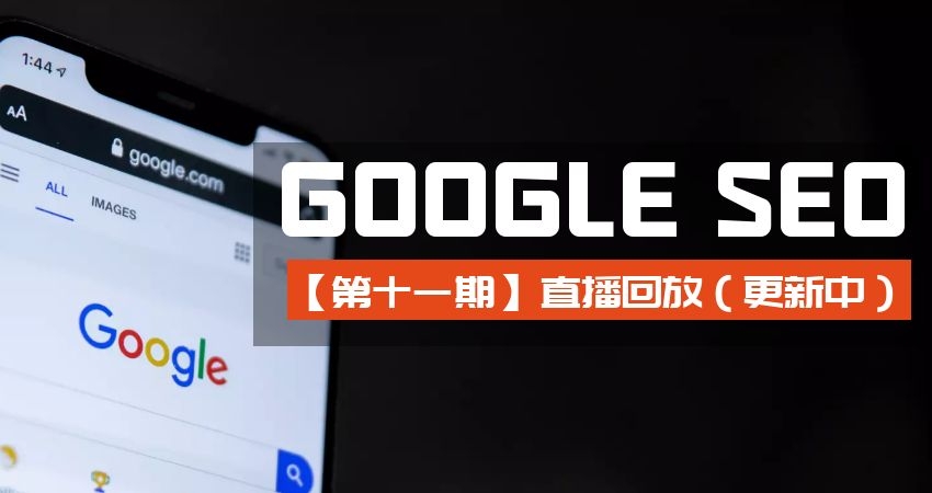已完结】Google SEO VIP 第十一期【回放】